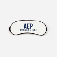 Thumbnail for Aeroparque Jorge Newbery (AEP) Sleep Masks - Sleep Mask - Code - White