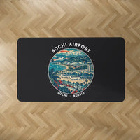 Thumbnail for Sochi International Airport (AER) Carpets - Carpet Rectangle - Badge - Black V2