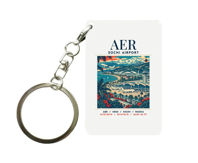 AER - Poster - Key Chain - White