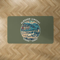 Thumbnail for Ålesund Airport (AES) Carpets - Carpet Rectangle - Badge - Green Army V2