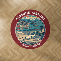 Thumbnail for Ålesund Airport (AES) Carpets - Carpet Round - Badge - Dark Red V2