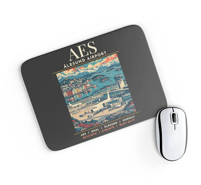 AES - Poster - Mouse Pad - Black