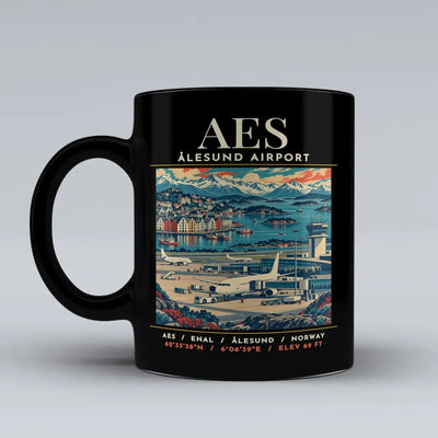 AES - Poster - Mug - Black