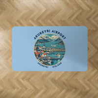 Thumbnail for Akureyri Airport (AEY) Carpets - Carpet Rectangle - Badge - Light Blue V2