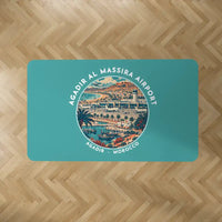 Thumbnail for Agadir Al Massira Airport (AGA) Carpets - Carpet Rectangle - Badge - Turquoise