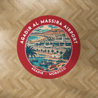 Thumbnail for Agadir Al Massira Airport (AGA) Carpets - Carpet Round - Badge - Red