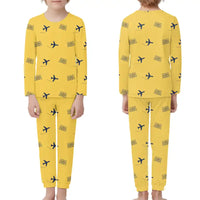 Thumbnail for Agadir Al Massira Airport (AGA) Pajamas - Children Pajamas - Yellow