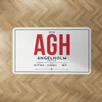 Thumbnail for Ängelholm-Helsingborg Airport (AGH) Carpets - Carpet Rectangle - ID Tag - White V2
