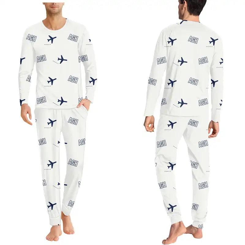 Ängelholm-Helsingborg Airport (AGH) Pajamas - Men Pajamas - White