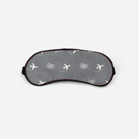Thumbnail for Malaga-Costa del Sol Airport (AGP) Sleep Masks - Sleep Mask - Pattern - Gray