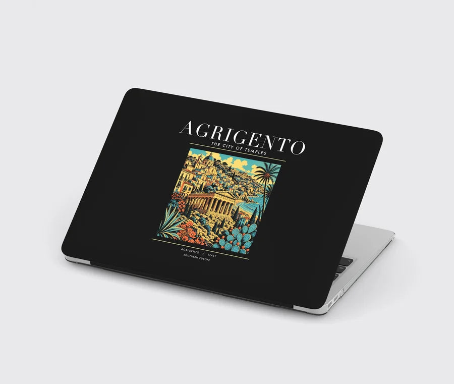 AGRIGENTO - Poster - MacBook Case - Black