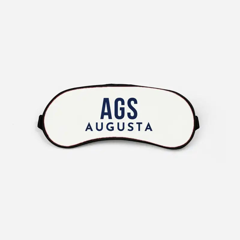 Augusta Regional Airport at Bush Field (AGS) Sleep Masks - Sleep Mask - Code - White