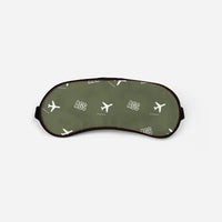Thumbnail for Augusta Regional Airport at Bush Field (AGS) Sleep Masks - Sleep Mask - Pattern - Green Army