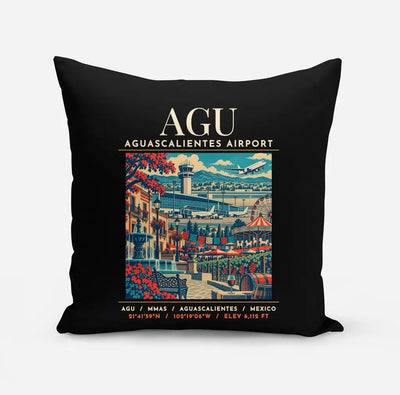 AGU - Poster - Pillow - Black