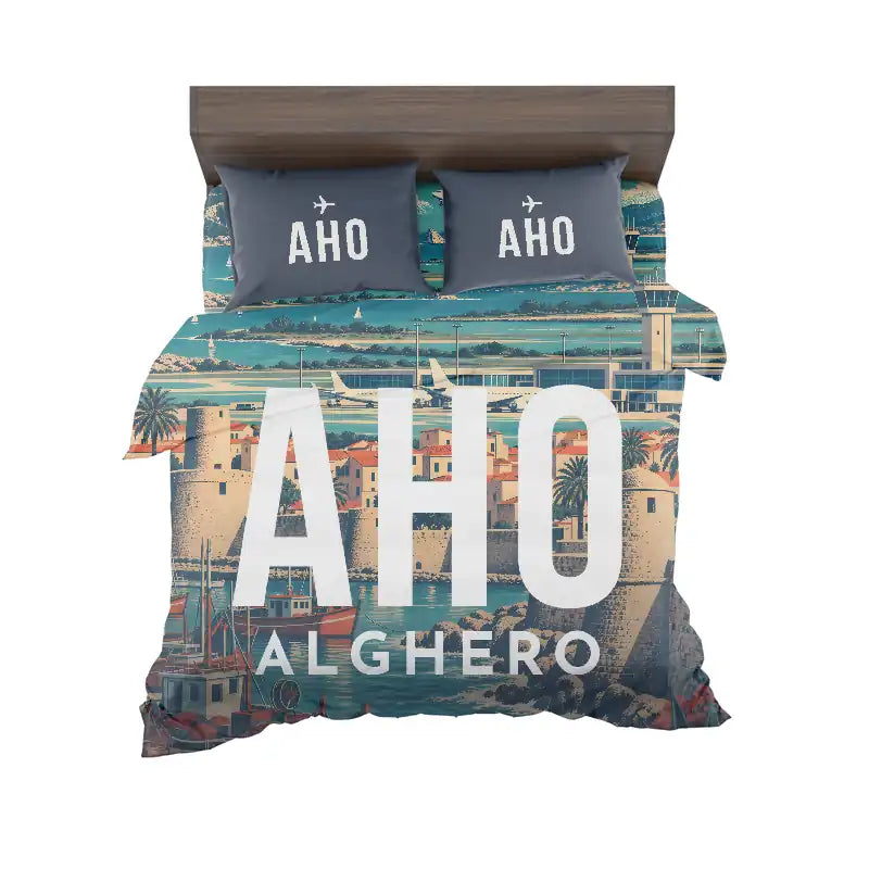 Alghero–Fertilia Airport (AHO) Bedding Sets & Blankets - Bedding Set - Scene