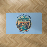 Thumbnail for Alghero–Fertilia Airport (AHO) Carpets - Carpet Rectangle - Badge - Light Blue V2