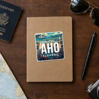Thumbnail for Alghero–Fertilia Airport (AHO) square sticker - notebook