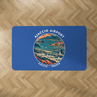 Thumbnail for Ajaccio – Napoléon Bonaparte Airport (AJA) Carpets - Carpet Rectangle - Badge - Blue V2