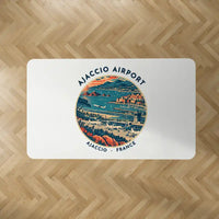 Thumbnail for Ajaccio – Napoléon Bonaparte Airport (AJA) Carpets - Carpet Rectangle - Badge - White V2