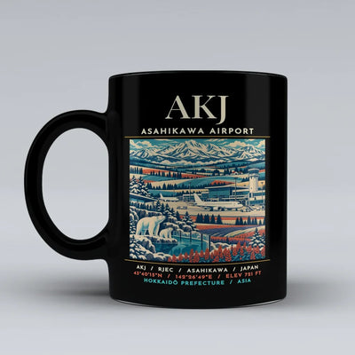 AKJ - Poster - Mug - Black