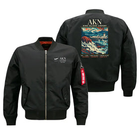 King Salmon Airport (AKN) Bomber Jacket