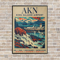 Thumbnail for AKN - Poster - Canvas Framed - Beige