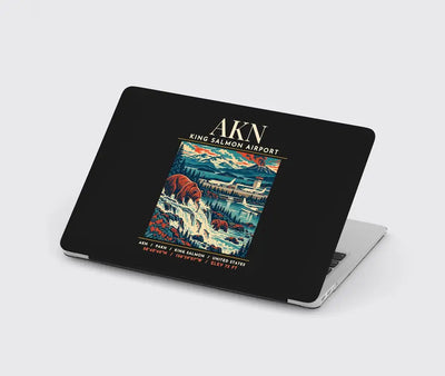 AKN - Poster - MacBook Case - Black