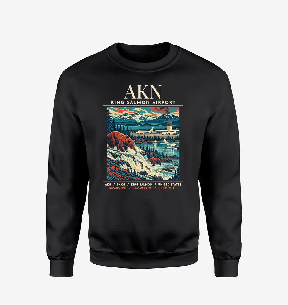 AKN - Poster - Sweatshirt - Black