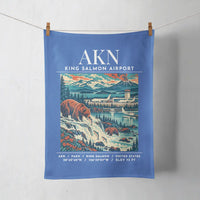 Thumbnail for AKN - Poster - Towel - Blue