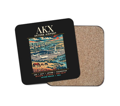 AKX - Poster - Coaster - Black