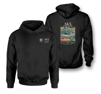 AKX - Poster - Double-Side Hoodie - Black