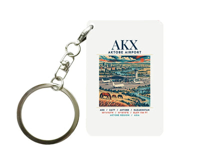 AKX - Poster - Key Chain - White