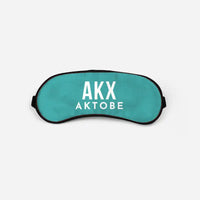 Thumbnail for Aktobe Airport (AKX) Sleep Masks - Sleep Mask - Code - Turquoise
