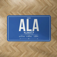 Thumbnail for Almaty International Airport (ALA) Carpets - Carpet Rectangle - ID Tag - Blue V2