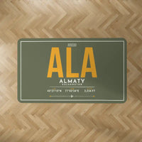 Thumbnail for Almaty International Airport (ALA) Carpets - Carpet Rectangle - ID Tag - Green Army V2