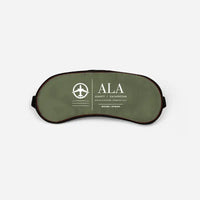 Thumbnail for Almaty International Airport (ALA) Sleep Masks - Sleep Mask - Front - Green Army