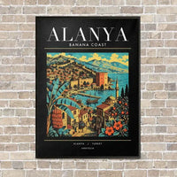 Thumbnail for ALANYA - Poster - Canvas Framed - Black
