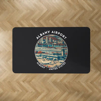 Thumbnail for Albany International Airport (ALB) Carpets - Carpet Rectangle - Badge - Black V2