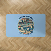 Thumbnail for Albany International Airport (ALB) Carpets - Carpet Rectangle - Badge - Light Blue V2