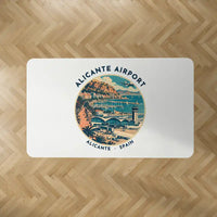 Thumbnail for Alicante-Elche Miguel Hernandez Airport (ALC) Carpets - Carpet Rectangle - Badge - White V2