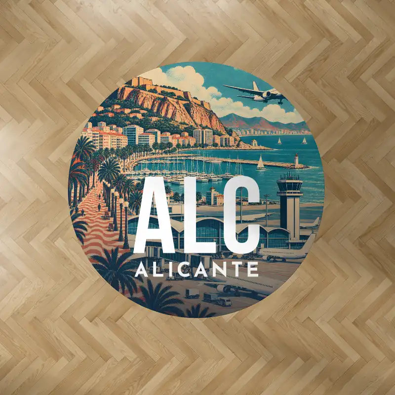 Alicante-Elche Miguel Hernandez Airport (ALC) Carpets - Carpet Round - Scene V2