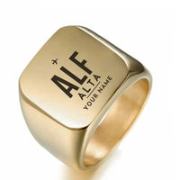 Thumbnail for Alta Airport (ALF) Rings - Ring - Golden + Name