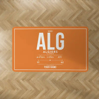Thumbnail for Houari Boumediene Airport (ALG) Carpets - Carpet Rectangle - ID Tag + Name - Orange V2