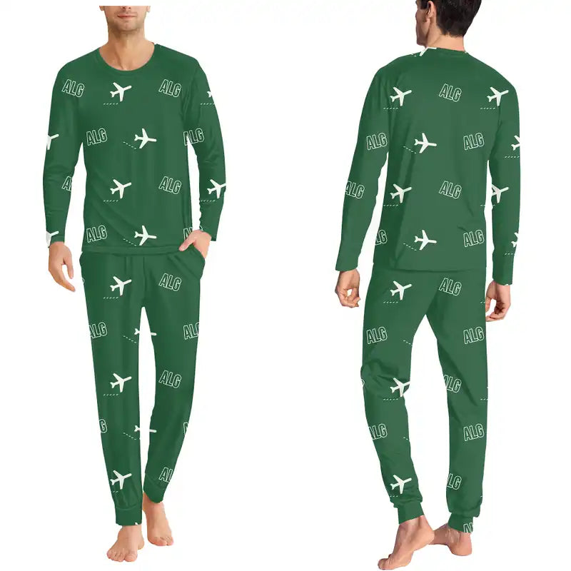 Houari Boumediene Airport (ALG) Pajamas - Men Pajamas - Green