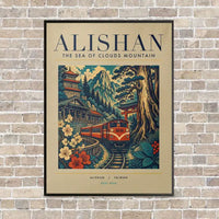 Thumbnail for ALISHAN - Poster - Canvas Framed - Beige