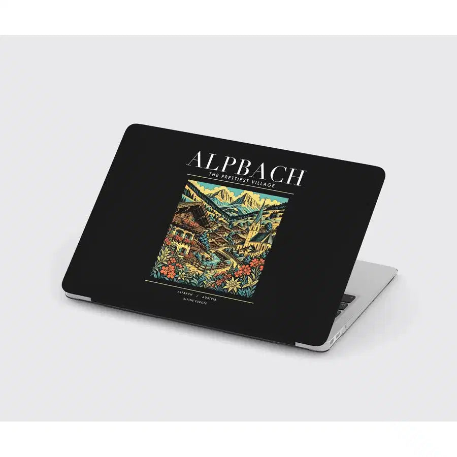 ALPBACH - Poster - MacBook Case - Black