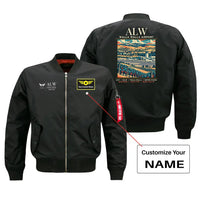 Thumbnail for ALW - Poster - Bomber Jacket - Black + NAME