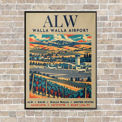 ALW - Poster - Canvas Framed - Beige