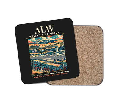 ALW - Poster - Coaster - Black
