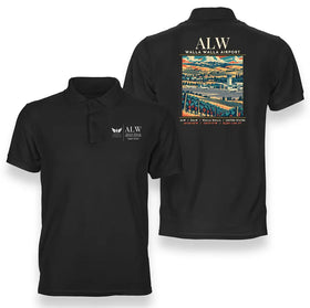 Walla Walla Regional Airport (ALW) Premium Polo T-Shirts